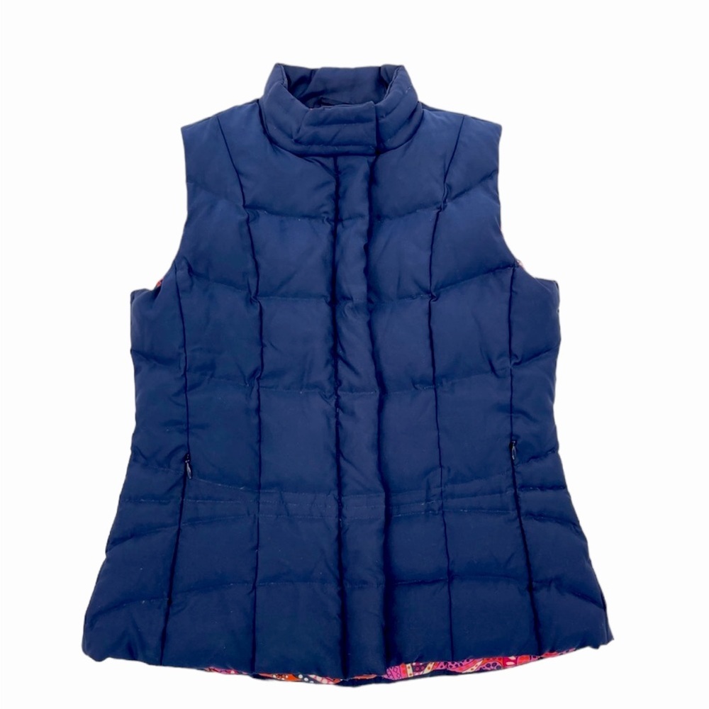 Lilly Pulitzer Down Vest XS Blue - Picture 7 of 16